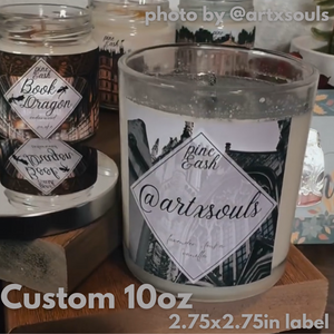 10oz CUSTOM CANDLE