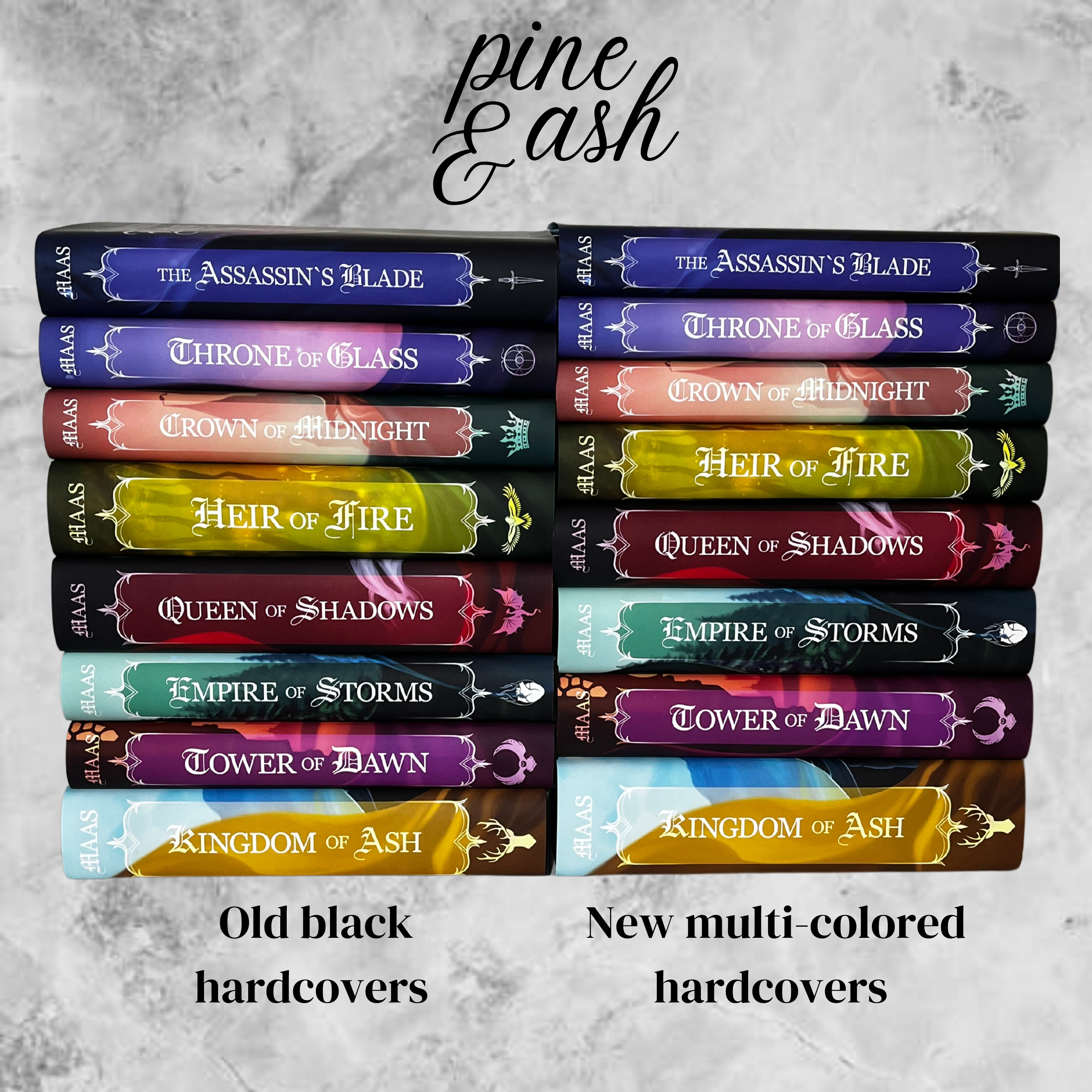 Officially Licensed Throne of Glass Dust Jacket Set