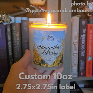 10oz CUSTOM CANDLE