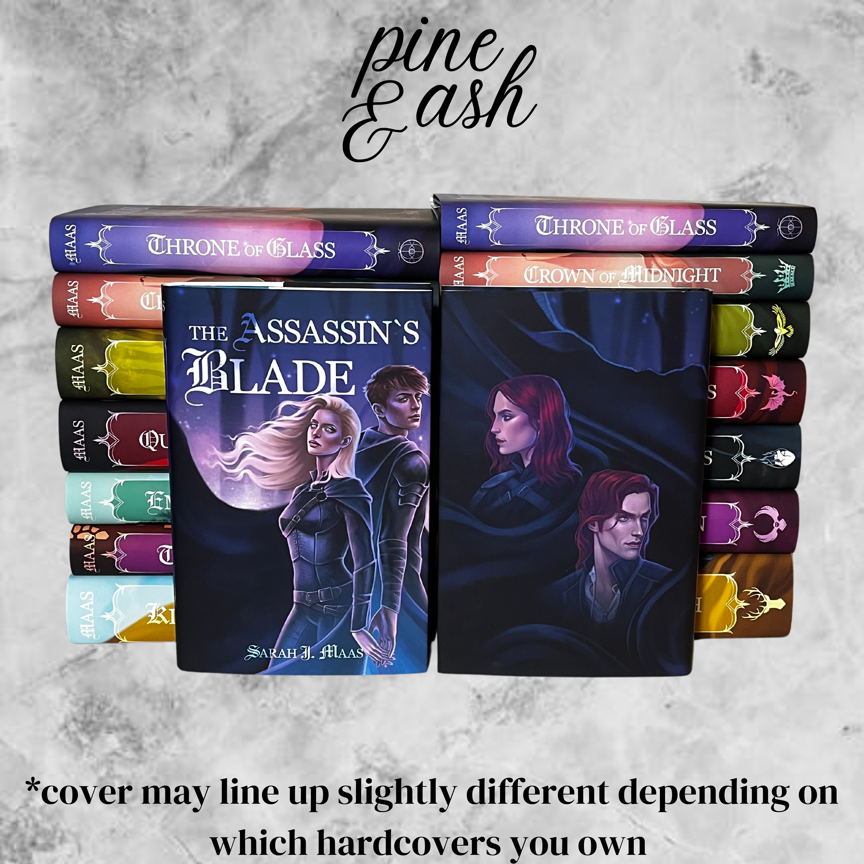 Officially Licensed Throne of Glass Dust Jacket Set