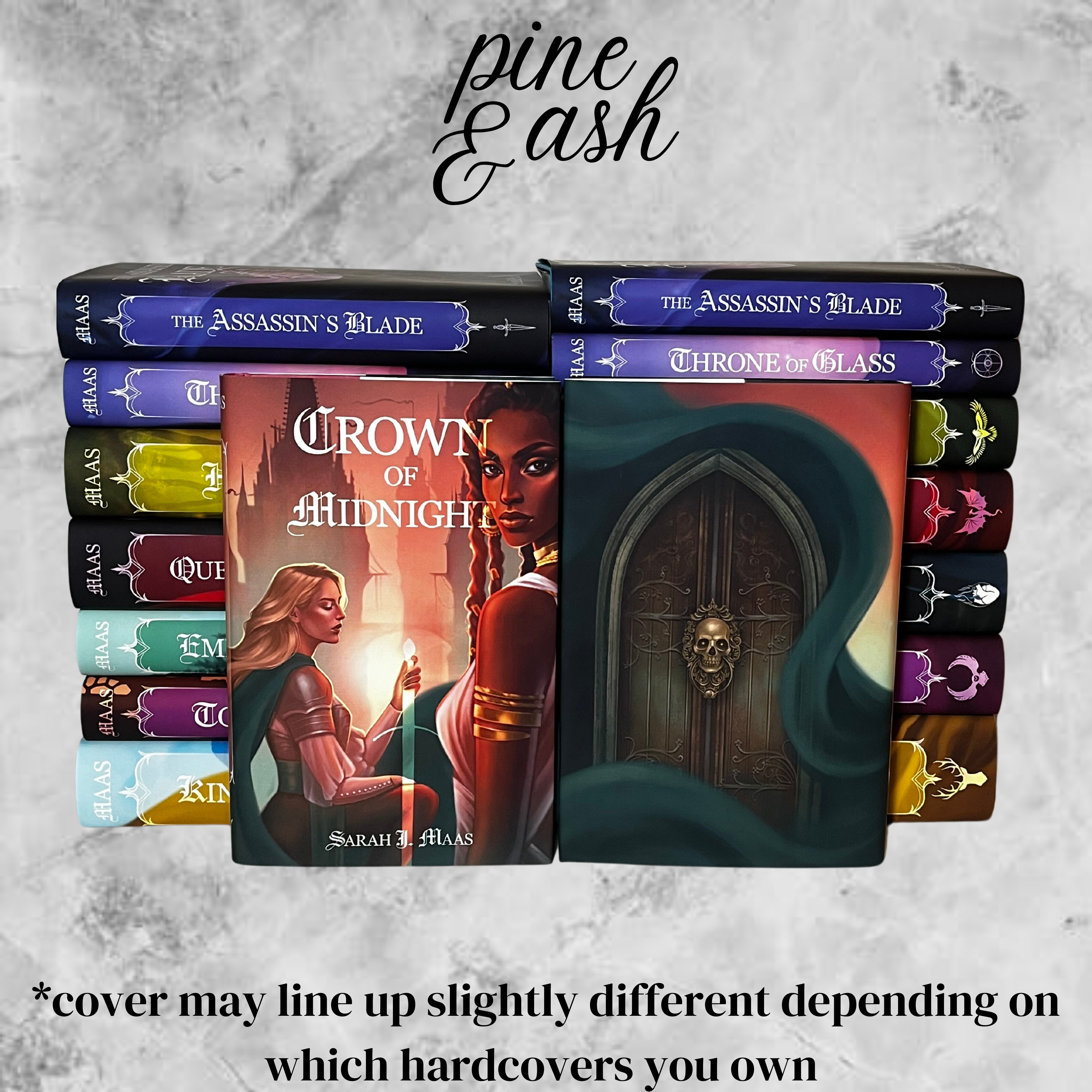 Officially Licensed Throne of Glass Dust Jacket Set