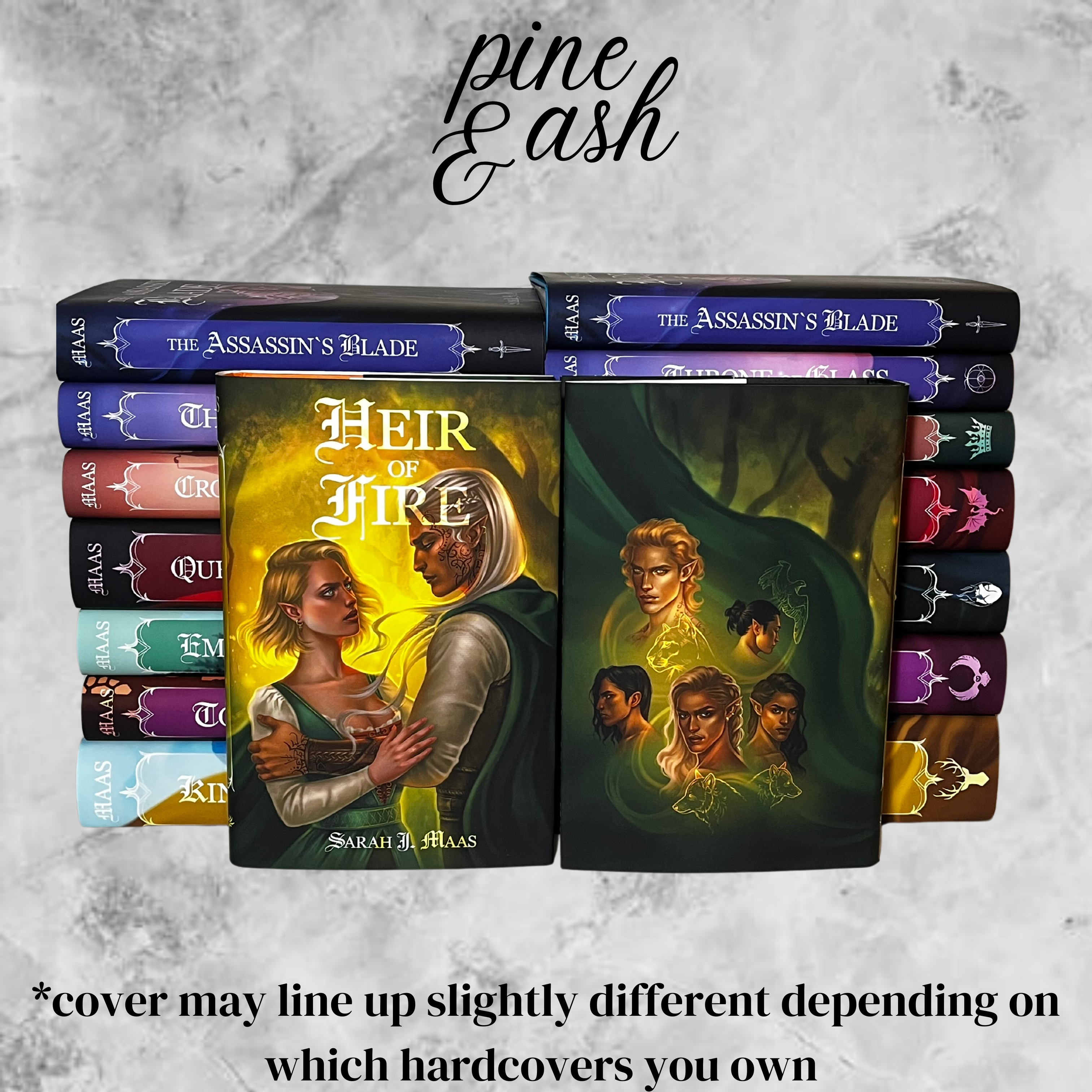 Officially Licensed Throne of Glass Dust Jacket Set