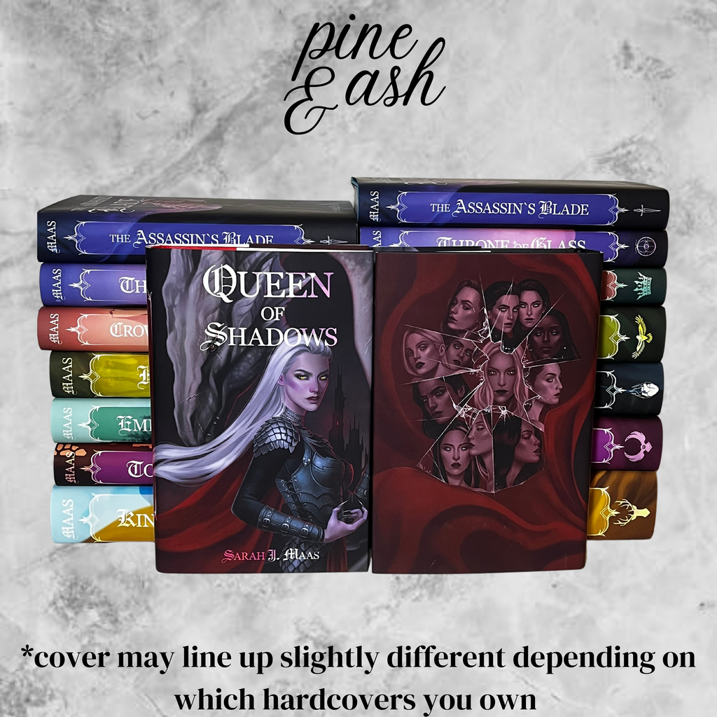 Throne of Glass Dust Jacket Set Officially Licensed