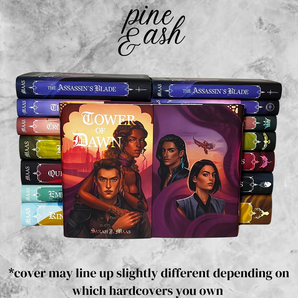 Throne of Glass Dust Jacket Set Officially Licensed