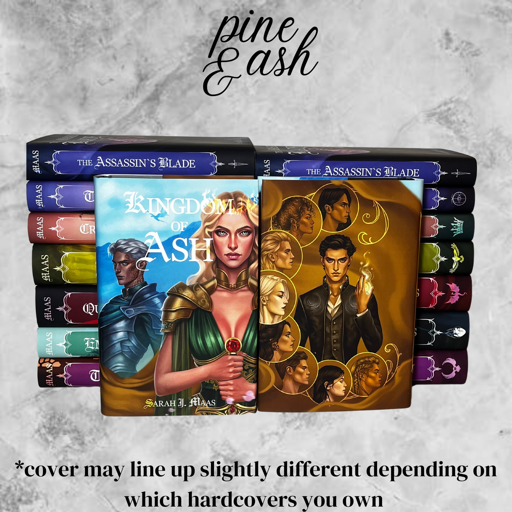 Throne of Glass Dust Jacket Set Officially Licensed