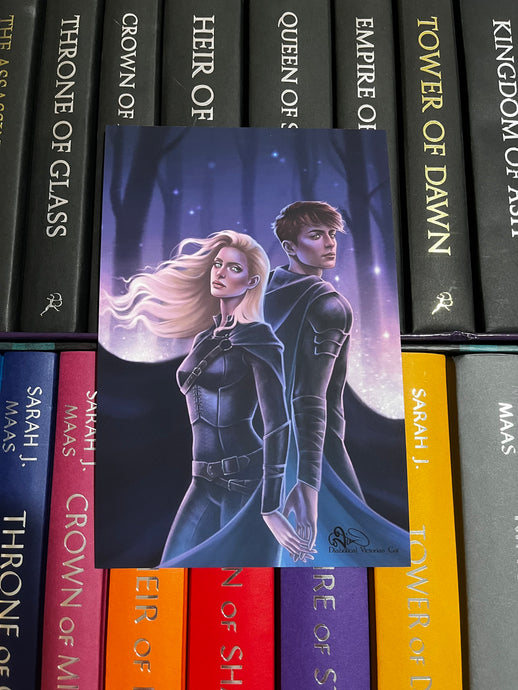 Officially Licensed Throne of Glass Double Sided Art Prints 9x6in