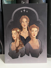 Load image into Gallery viewer, The Archeron Sisters Officially Licensed Art Print 5x7in