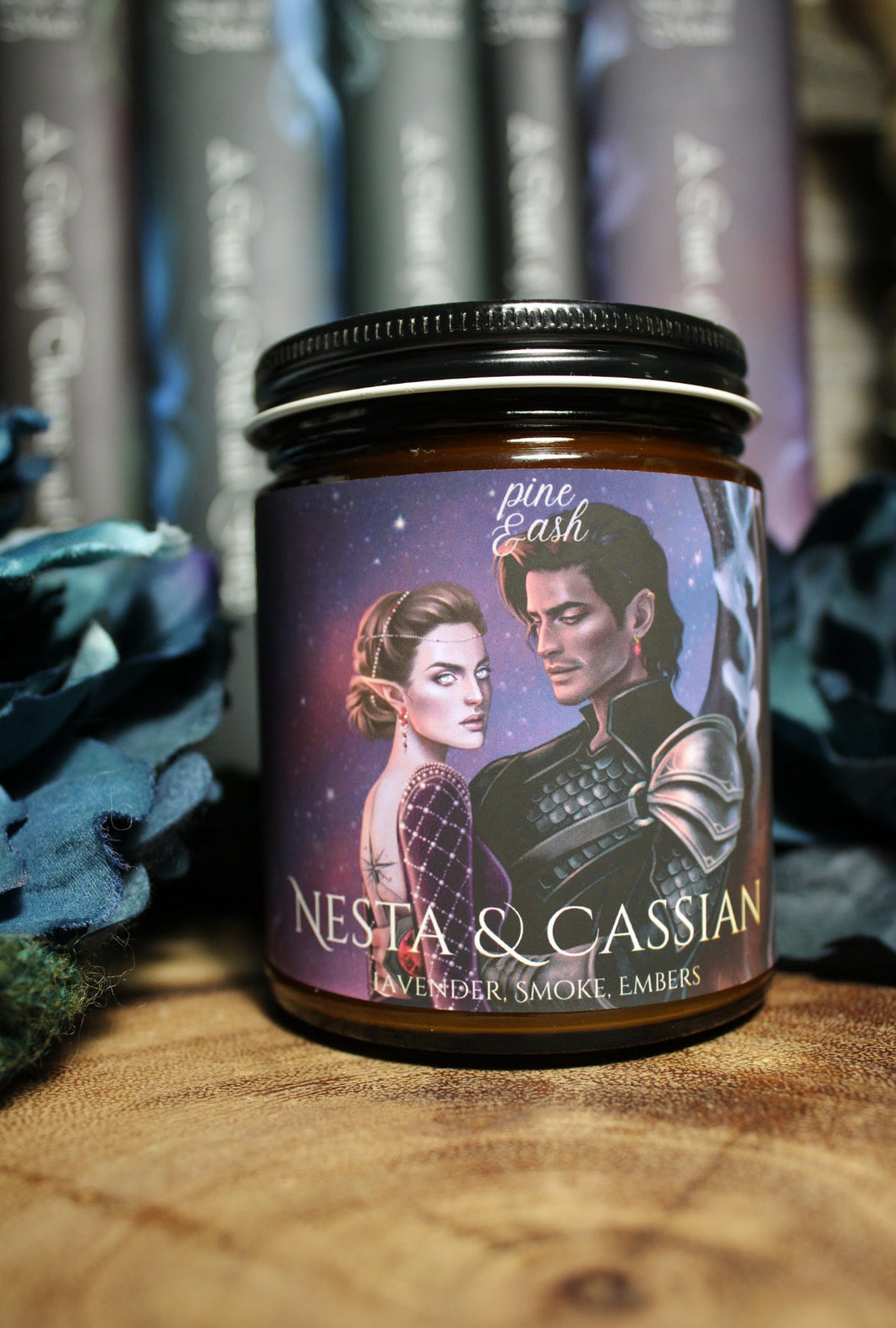 Nesta and Cassian 8oz A Court of Thorns and Roses Officially Licensed