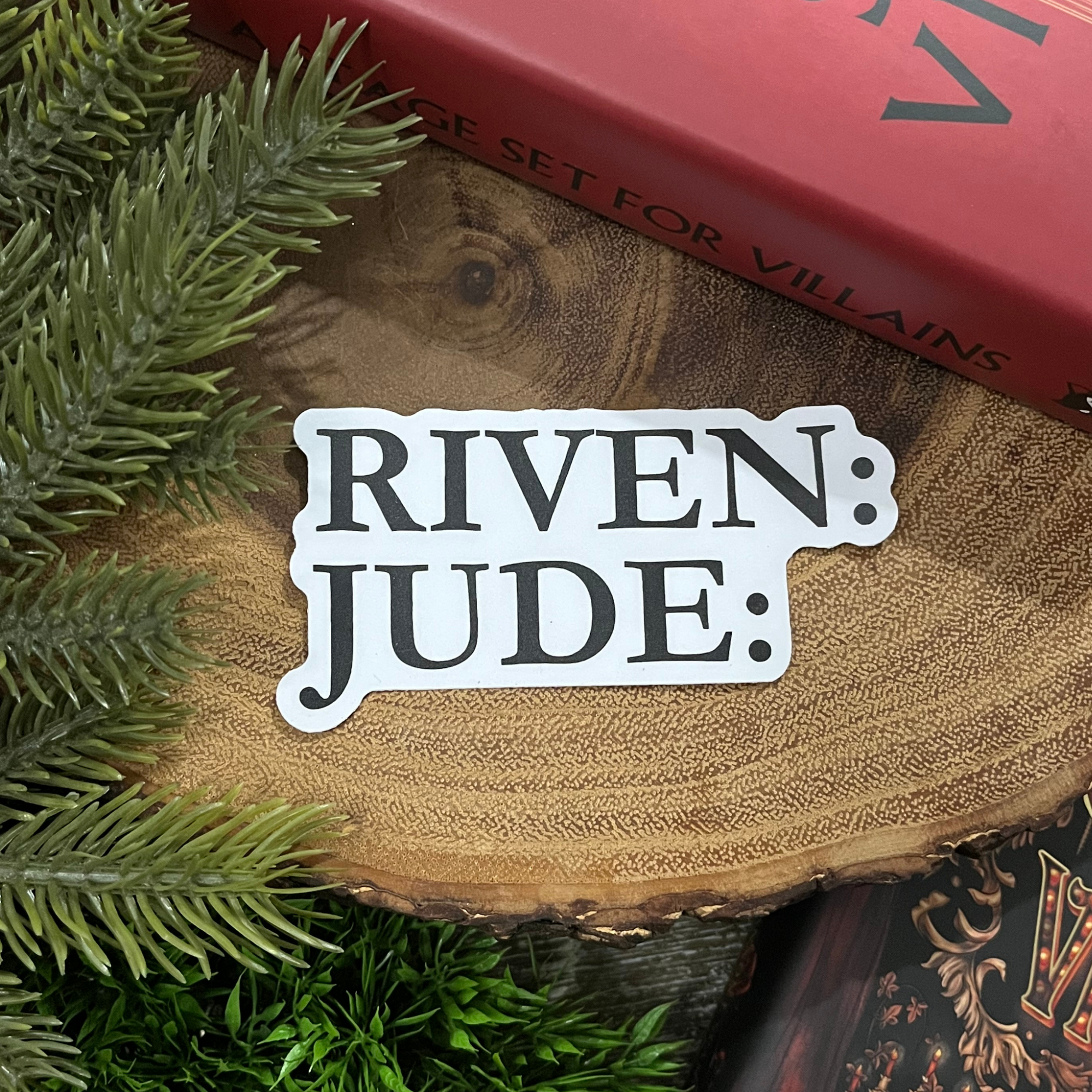 Riven and Jude Sticker Officially Licensed